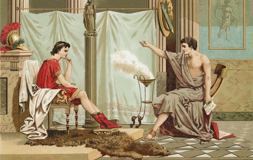 ارسطو و اسکندر مقدونی