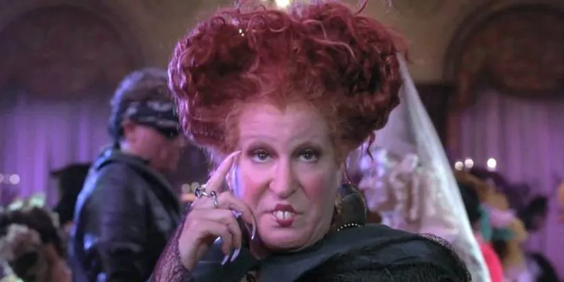 بتی میدلر ، ستارهی موسیقی، در فیلم «شعبدهبازی»