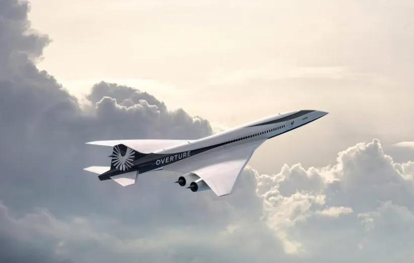 طرحی گرافیکی از هواپیمای فراصوت اوورتور