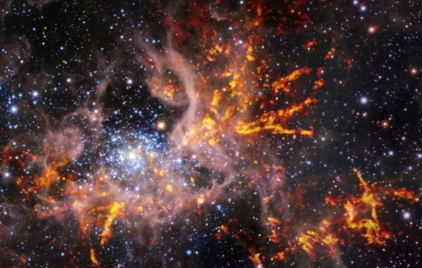 منطقه‌ی ستاره‌زایی سحابی رتیل