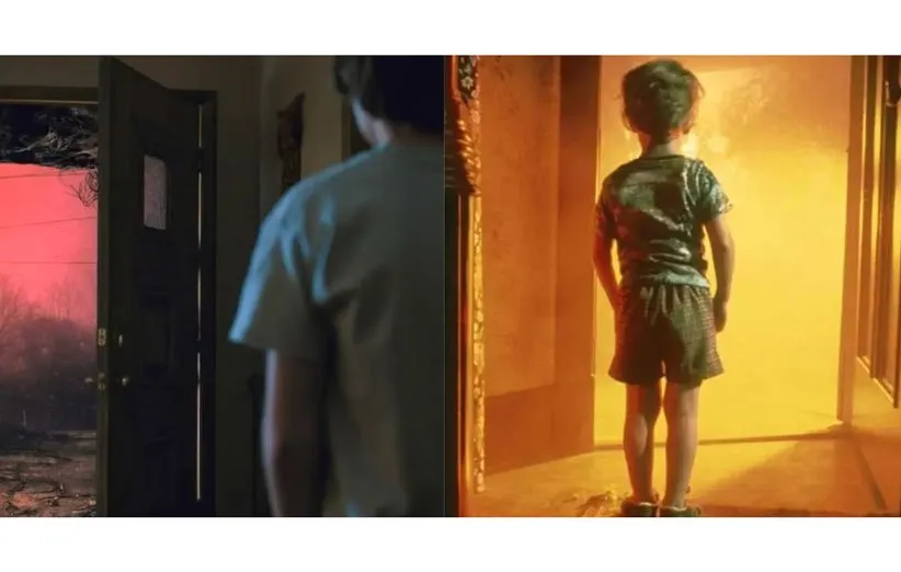 نور عجیب خارج خانه