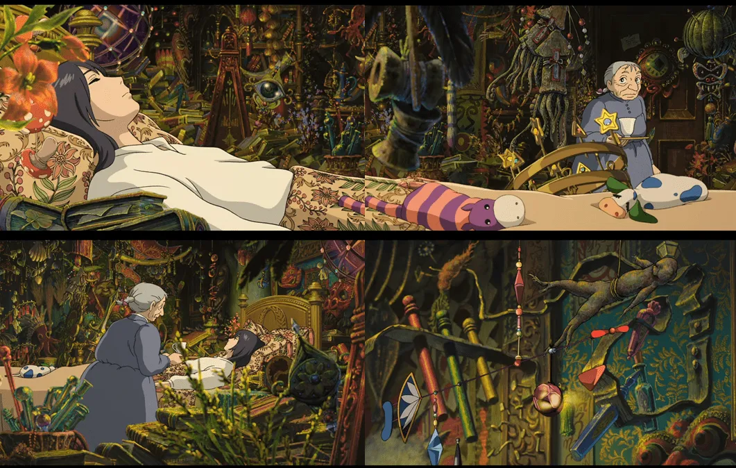 اتاق هاول که پر از وسایل است