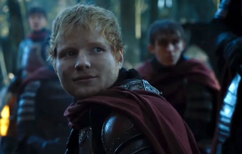 اد شیرن محبوب در نمایی از سریال بازی تاج و تخت