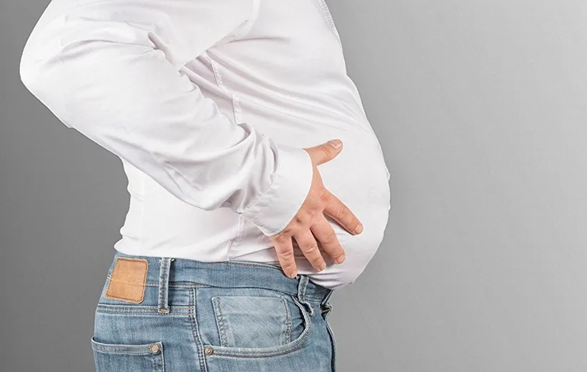 دلایل چاقی شکمی