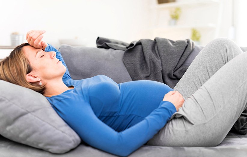 تسکین علائم بارداری با استراحت کردن