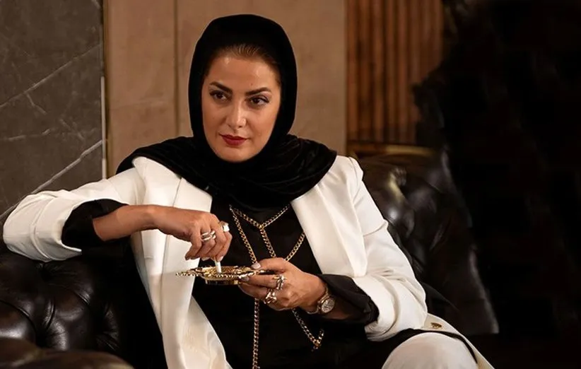 طناز طباطبایی در نمایی از سریال یاغی