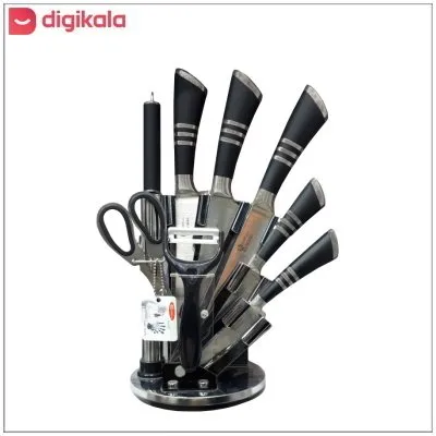 سرویس چاقو آشپزخانه 9 پارچه فوما مدل FU-533