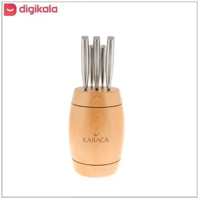 سرویس چاقو آشپزخانه 6 پارچه کاراجا مدل HERNE