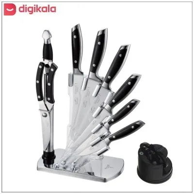 سرویس چاقو آشپزخانه 10 پارچه وینر کد WB7335 به همراه چاقو تیزکن