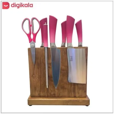 سرویس چاقو آشپزخانه 8 پارچه باس کد R401