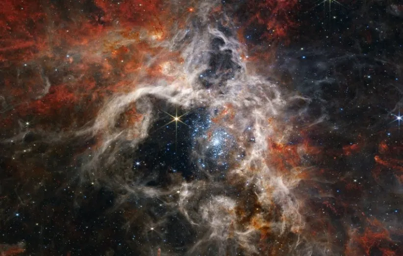 سحابی رتیل از نگاه جیمز وب