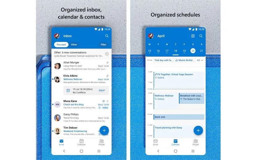 اپلیکیشن Outlook Lite