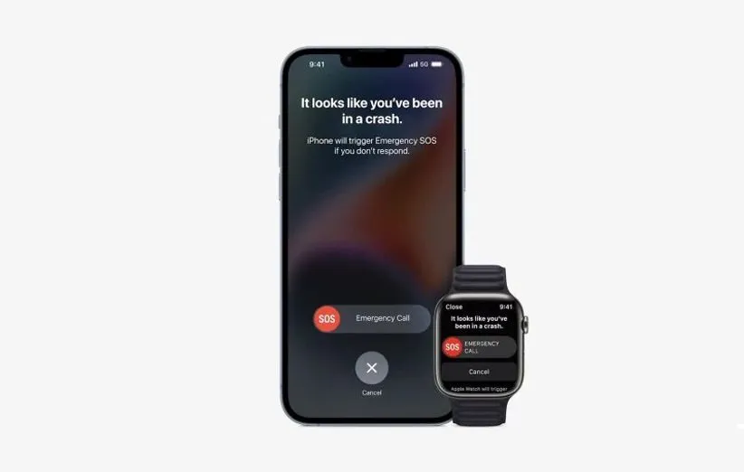 تصادف اپل Crash Detection