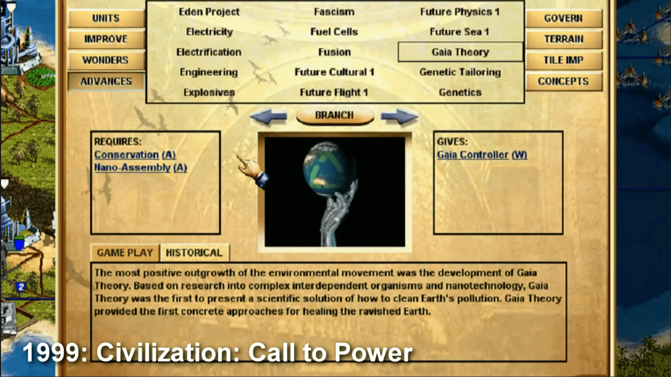 گیم‌پلی Civ Call to Power