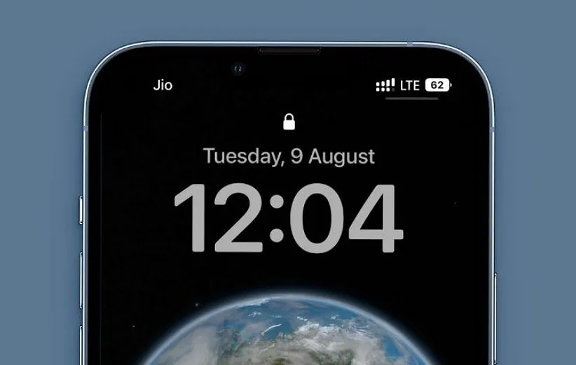 درصد شارژ باتری iOS 16
