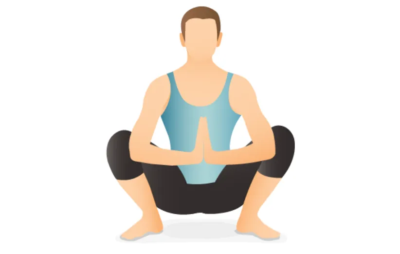 حرکت چمباتمه - یوگا در دوران بارداری