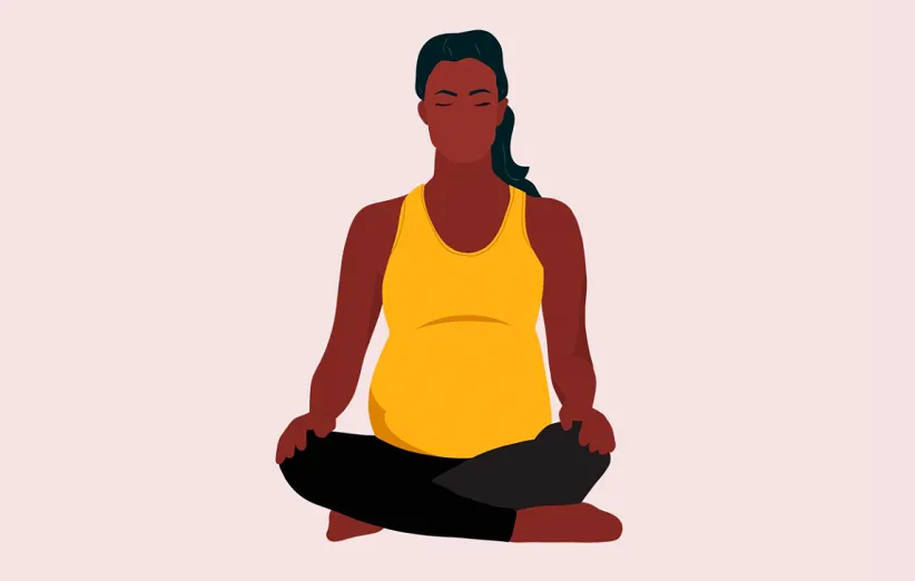 حالت نشسته‌ی ساده