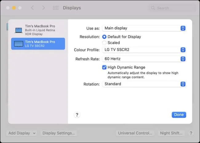 لپ‌تاپ تلویزیون