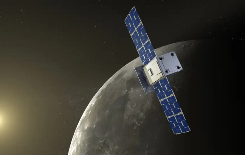 NASA Advanced Space CAPSTONE Spacecraft Moon