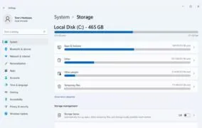 خالی کردن هارد ویندوز 11