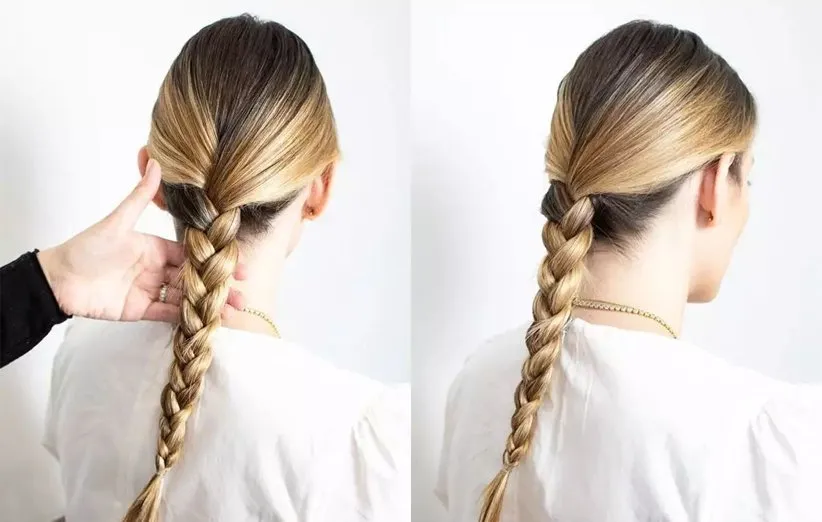 آموزش بافت موی هلندی ساده