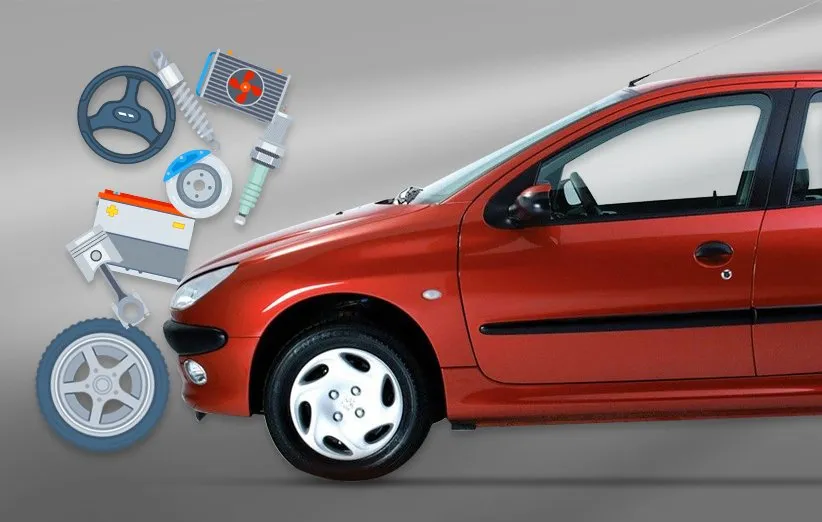 لوازم یدکی پژو 206