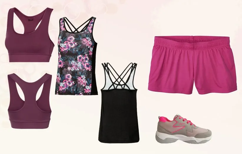 ست ورزشی زنانه برای باشگاه با الیاف قابل تعریق