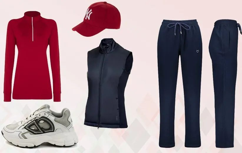 ست ورزشی زنانه برای دویدن و پیاده‌روی در هوای معتدل
