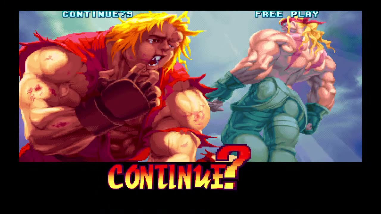 street fighter iii new generation game over screen