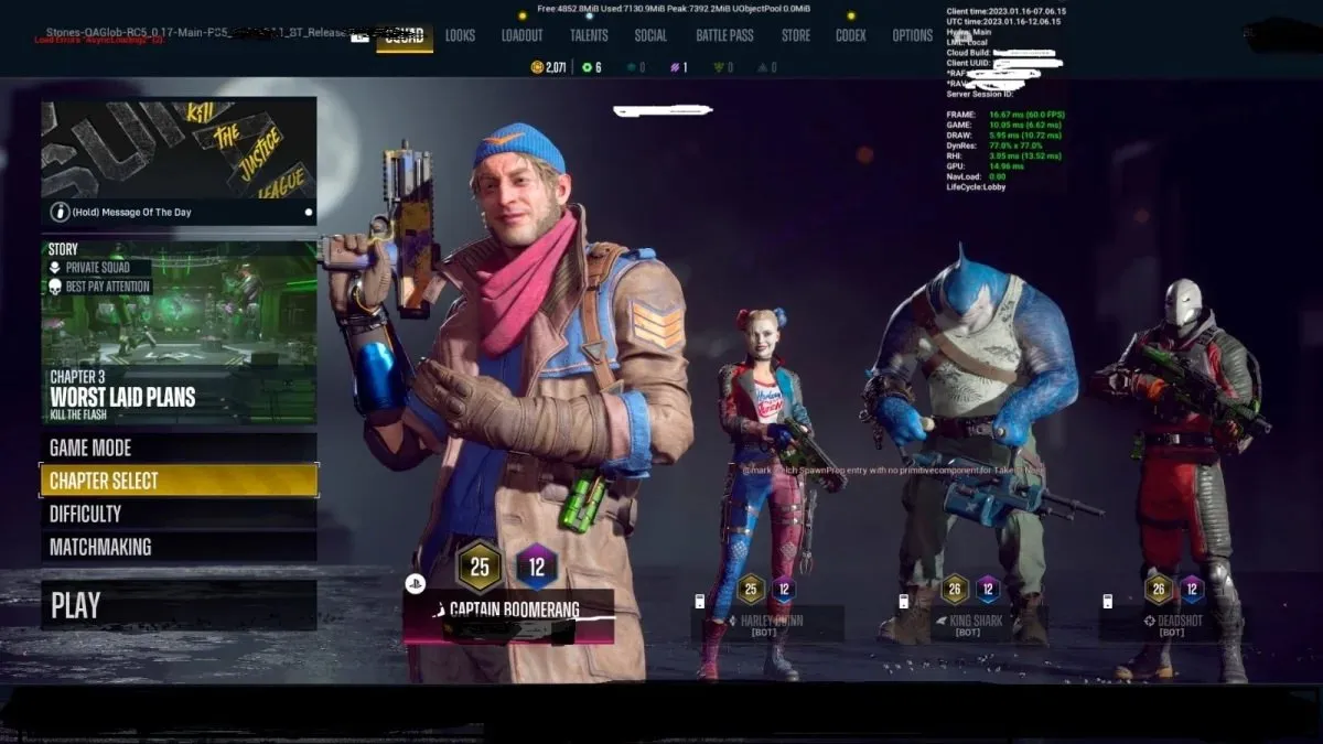 Suicide Squad Kill the Justice League Battle Pass