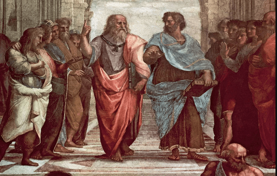 4. Plato and Aristotle 1 - ۳۶ کتاب فلسفی که هدف‌شان راحت‌تر کردن گذر زندگی است