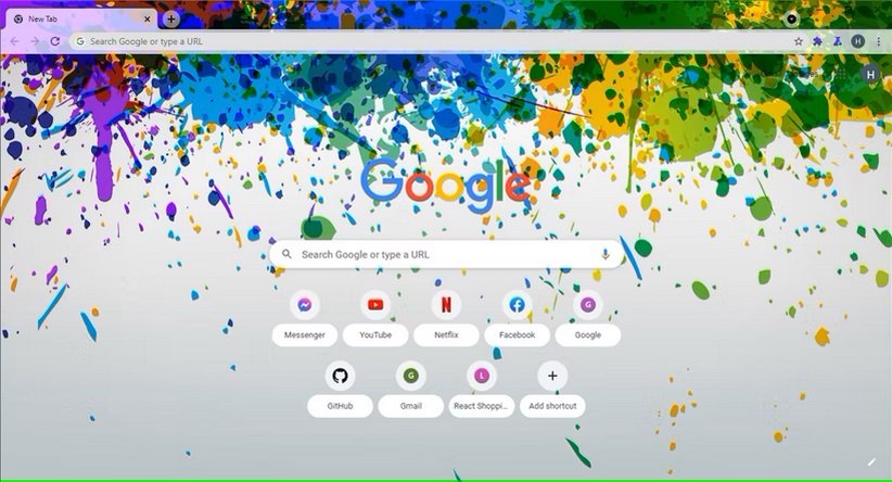 Colors Chrome Theme Screenshot