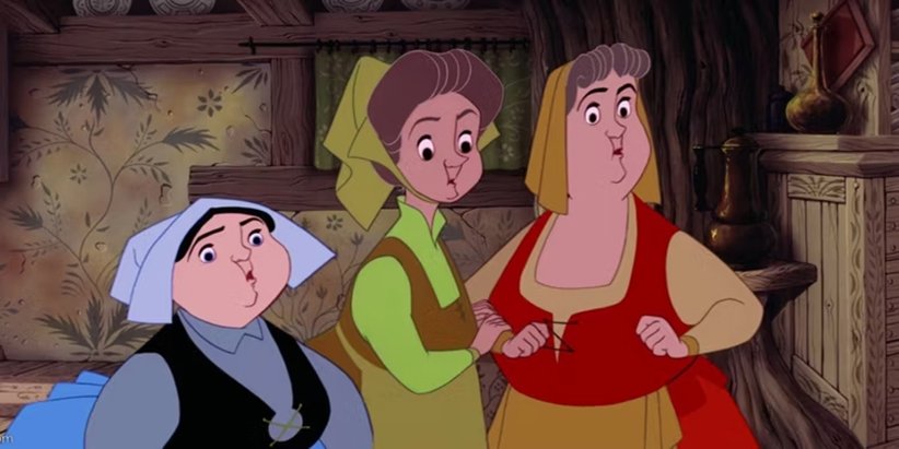 سه پری مهربان در «زیبای خفته» شخصیت قدرتمند انیمیشن‌های دیزنی