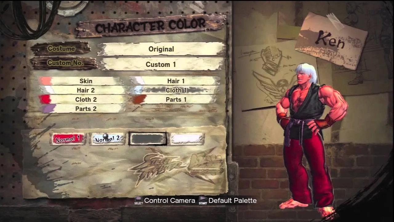 street fighter x tekken customization
