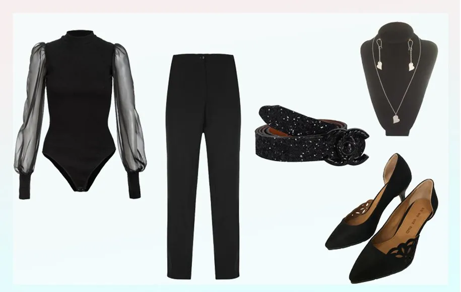 بادی زنانه مجلسی و شلوار