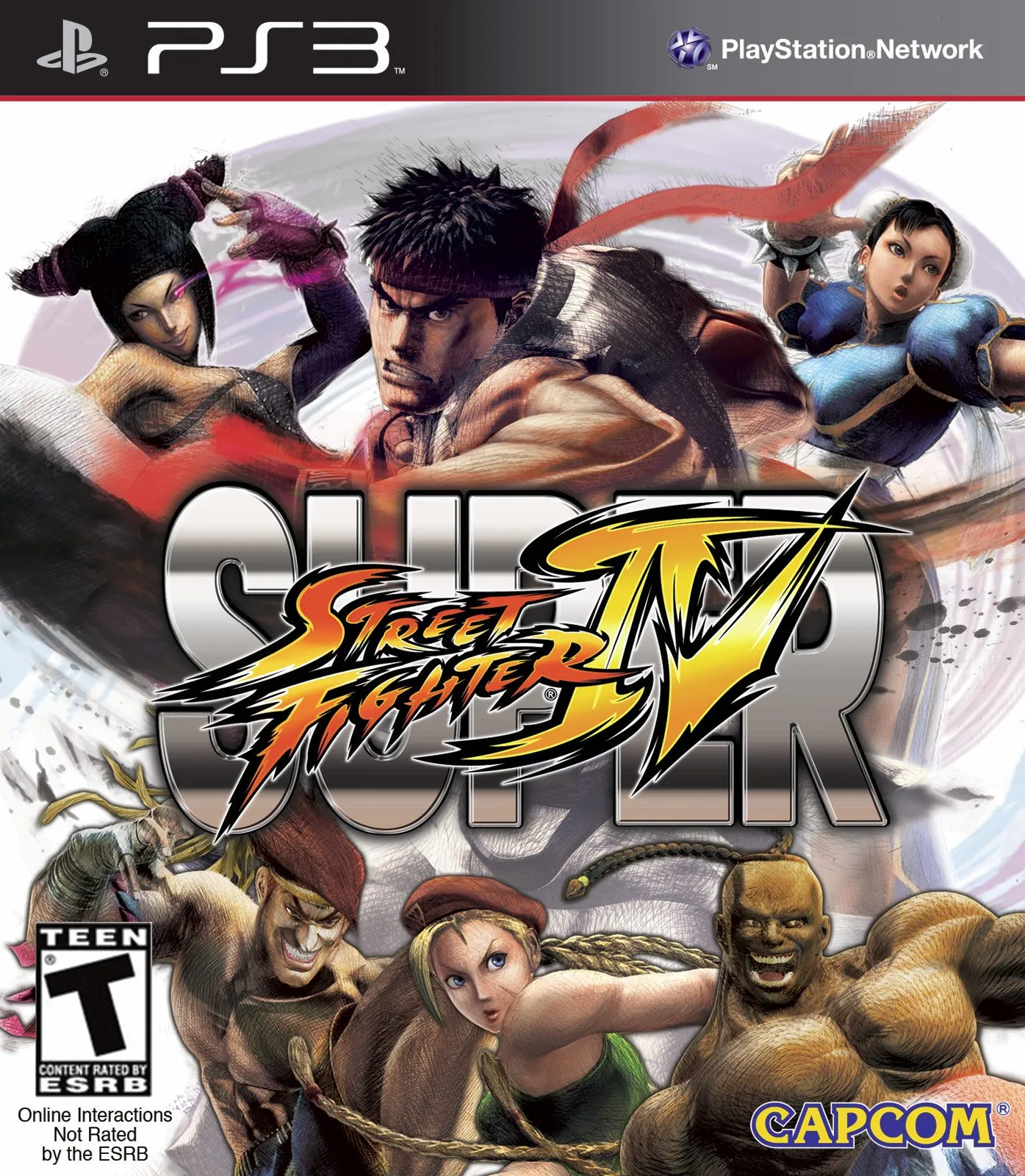 super street fighter iv poster