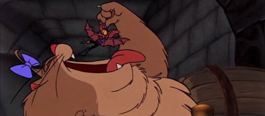 فلیشیا حیوان خانگی بدجنس دیزنی در انیمیشن «کارآگاه موش بزرگ»