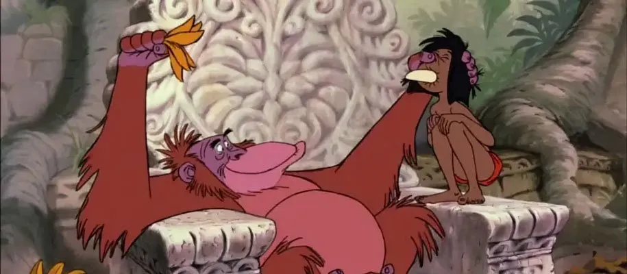 سلطان لویی شخصیت بهیادماندنی انیمیشن کتاب جنگل