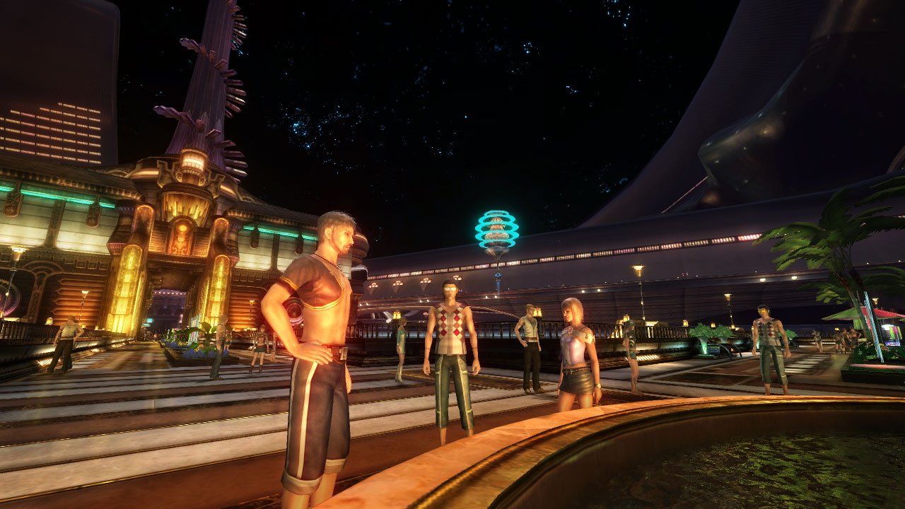 تصویری از بازی فاینال فانتزی 13 در شهر Nautilus