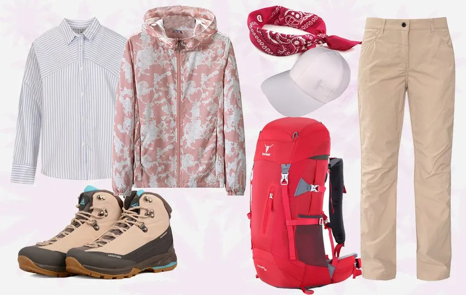 استایل طبیعت گردی زنانه با شومیز کتان و رنگ‌های روشن