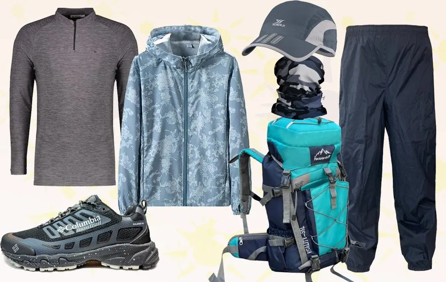 استایل طبیعت گردی مردانه حرفه‌ای