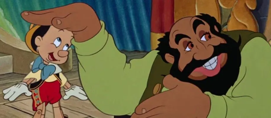 استرومبولی در انیمیشن «پینوکیو»