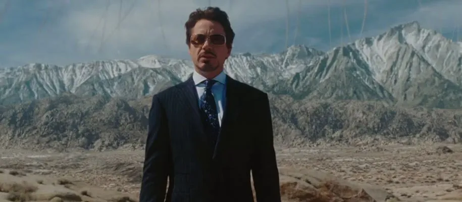 تونی استارک در فیلم مرد آهنی