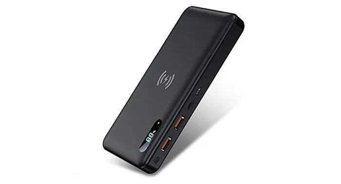 پورت های یک پاور بانک بی سیم