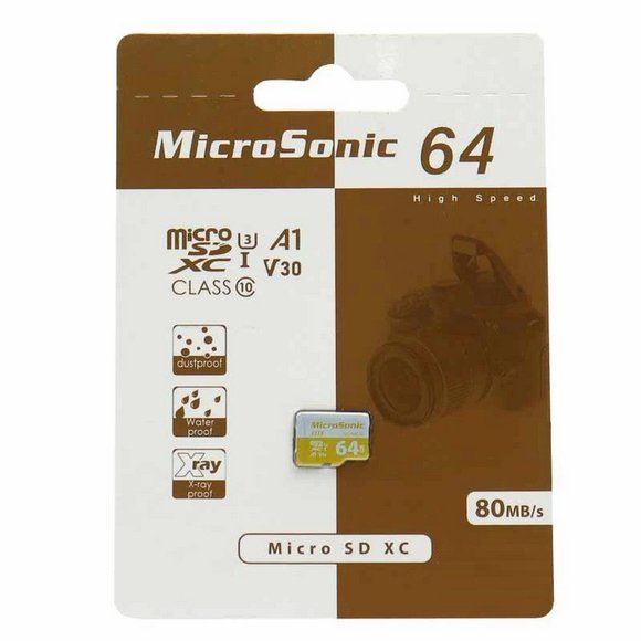 کارت حافظه microSDXC میکرو سونیک مدل 533X-A1-V30