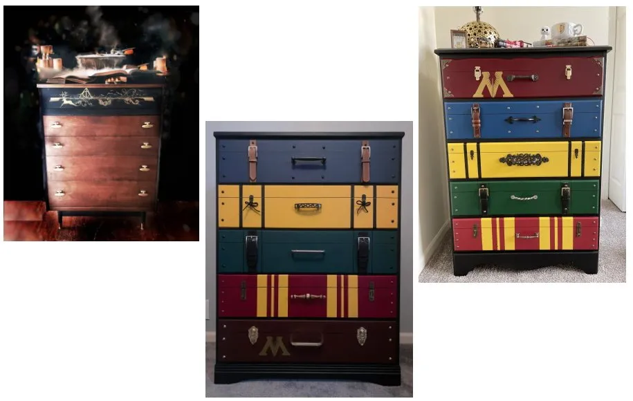 ایدههایی برای تزئین کمد لباس به سبک داستان هری پاتر