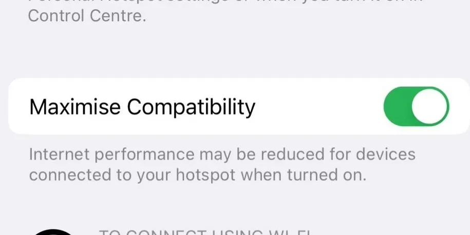 مشکل هات اسپات آیفون
