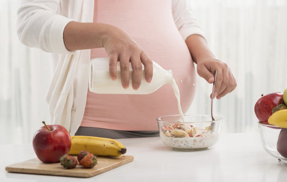 مصرف شیر و لبنیات در بارداری