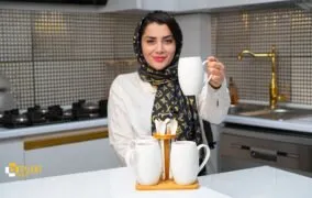 بررسی ماگ مدل B2824 بسته 4 عددی به همراه استند