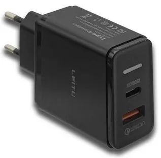 شارژر فست شارژ لیتو مدل LH-21 65W به همراه کابل تبدیل لایتنینگ / USB-C